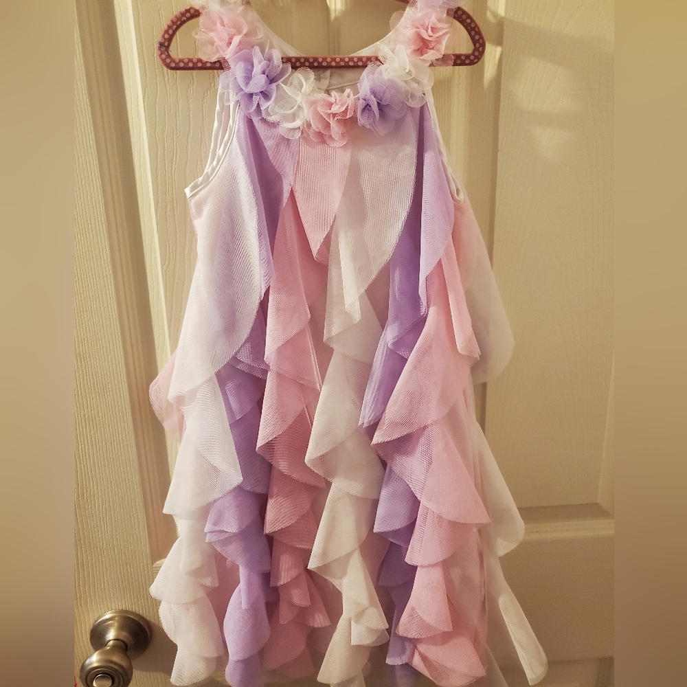 Fun Easter Biscotti twirly pastel dress Size 7